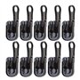 YINETTECH 10pcs Fermetures à Glissière 5# Remplacement Réversible Tire Curseurs Fermetures Éclair avec Kit d'arrêt en Forme de U