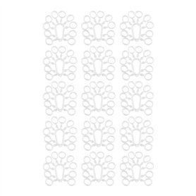 YINETTECH 150pcs Granulés Bandes d'appâts Élastique Support de Plates-Formes Pêche Match de Terminal Grossier Matériel 6mm pour
