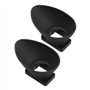 YINETTECH Lot de 2 oculaires de Rechange EF 18 mm pour viseur d'appareil Photo Canon 550D 300D 350D 400D 60d 600D 500D 450D 1000