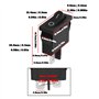 YINETTECH 10pcs Iterrupteur à Bascule SPDT AC 10A/125V 6A/250V 3 Broches 3 Positions on/Off/on Snap-in Voiture Interrupteur à Ba
