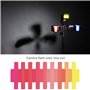 YINETTECH 20pcs Filtres d'éclairage Flash Gel de Lumière pour Appareil Photo Correction des Couleurs de Lumière Combinaison de P