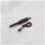 YINETTECH 80pcs Articles de Pêche à la Carpe Manchons Anti-emmêlement Remplacement Matériel de Pêche à la Carpe Accessoires de P