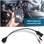YINETTECH Câble Adaptateur de Diagnostic OBDII OBD2 3 Broches vers 16 Broches pour connecter OBD II 16 Broches Outil de Diagnost