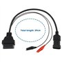 YINETTECH Câble Adaptateur de Diagnostic OBDII OBD2 3 Broches vers 16 Broches pour connecter OBD II 16 Broches Outil de Diagnost