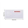 YINETTECH 6pcs Panneaux d'avertissement pour Véhicule Équipé d'autocollants de Caméras Vidéo CCTV à Bord 100 x 45mm en Vinyle Au