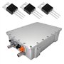YINETTECH 10 Pièces IRLZ44N Transistors MOSFET de Niveau Logique 47A 55V Transistors MOSFET à Canal N 29x10x4.5mm Utilisés Comme