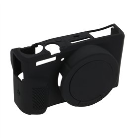 YINETTECH 1 étui de protection en silicone souple pour appareil photo numérique avec capuchon d'objectif amovible compatible ave