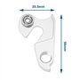 YINETTECH GH-022 Lot de 2 cintres de dérailleur arrière pour vélo avec vis pour vélo de course de montagne