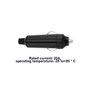 YINETTECH Lot de 5 prises allume-cigare robustes de 20 A 12 V pour câbles jusqu'à 16 AWG de travail -25 à +85 ºC Noir (soudure u