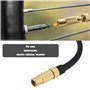 YINETTECH Adaptateur de Tuyau d'extension de Gonfleur de Pneu Tuyau D'extension de Pompe à Air Portable Adaptateur de Valve Schr