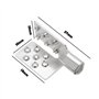 YINETTECH 10pcs Connecteurs à Sertir pour Chauffage Infrarouge Pinces de Montage pour Feuille Chauffante Infrarouge Presse à Ser