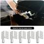 YINETTECH 10pcs Connecteurs à Sertir pour Chauffage Infrarouge Pinces de Montage pour Feuille Chauffante Infrarouge Presse à Ser