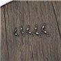 YINETTECH Lot de 50 émerillons en Laiton à Trois Voies pour Matériel de Pêche 2# X 3# - 6# X 7# en Forme de T pour La Pêche Au C