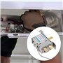 YINETTECH 1x Thermostat de Réfrigérateur Congélateur Contrôleur de Température Froide 220V-250V Bornes à 2 Broches Thermostat de