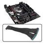 YINETTECH Câble d'extension Répartiteur USB 3.0 19/20 Broches 1 à 2 en Forme de Y Adaptateur Interne Répartiteur de Concentrateu