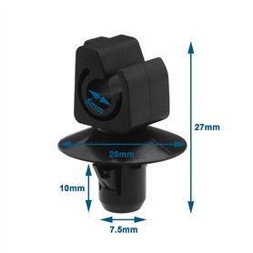 YINETTECH Support discret 8 cm compatible avec carte graphique ZOTAC GTX1050 GTX1050Ti GTX1650 LP