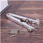 Jevina 6825 Tiges à ressort standard Outil pour enlever la barre à ressort de montres Tige de bracelet Pinces pour bracelet de m