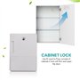 Tiamu Verrou de placard à induction , Capteur Keyless Digital Hidden Cabinet, Ouverture intelligente Digital Hidden Cabinet, DIY