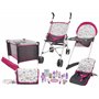 509 Crew Rainbow Fun Ensemble de 21 pièces pour poupées Stroll n Play & Care Gris