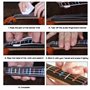 VGOL 5pcs Autocollant de Note de Manche Touche de Violon/Autocollant de Guide de Doigt 4/4 Indicateur de Position de Violon Plei