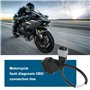 Câbles Adaptateurs 6 Broches vers OBDII 16 Broches Compatible avec Suzuki Diagnostics de Moto OBD2 Cordon d'instruments de Diagn