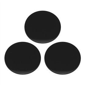 VGOL Lot de 3 Coussinets adhésifs pour Tableau de Bord - Double adhésif - Compatible avec caméra embarquée GPS - Support de télé