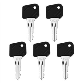 VGOL 5 Pièces 503 Clé de Contact de Chariot Élévateur Clé de Démarrage d'allumage Compatible avec Linde Compatible avec Junghein