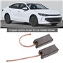 VGOL 4 Pièces Balais de Charbon de Voiture pour Ventilateur de Moteur de Ventilateur de Chauffage Compatible avec VW Compatible 