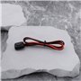 VGOL 2pcs Interrupteurs Momentanés 12 V/24 V Petit Bouton-Poussoir pour Applications électriques Automobiles Projets de Bricolag