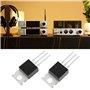 VGOL Lot de 2 Paires de Transistors TO-220 2SA985 Et 2SC2275 pour Amplificateur Audio