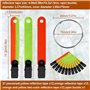 VGOL 3x Porte-fusibles Verticaux Fermés avec Capuchon 5 Mm X 20 Mm 250 V 10 A pour Tableaux d'alimentation Et Divers Petits Appa
