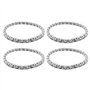 VGOL Lot de 4 Cages à Roulement à Billes de 5/32 Pouces pour Vélo Diamètre Extérieur de 50 Mm Adaptées Aux Casques Surdimensionn