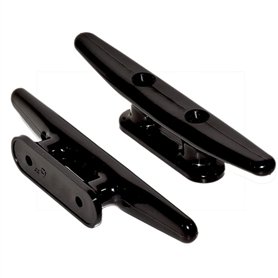 Yuemsh Paquet de 2 Taquets de Bateau en Nylon Noir 6 Pouces - Taquet de Corde