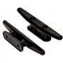 Yuemsh Paquet de 2 Taquets de Bateau en Nylon Noir 6 Pouces - Taquet de Corde