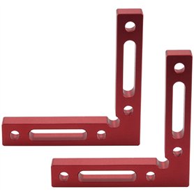 Niejgay 2 pièces en alliage d' à 90 degrés carrés de positionnement à angle droit pinces pour travail bois - Outil de menuiserie