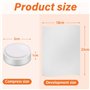 Roundsky Lot de 500 serviettes jetables pour serviettes compressées