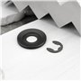 Iegefirm Lot de 6 Ronds de Ronds de Fleurs Blanches Boucles de Porte-Serviettes éLéGants pour Table à Manger