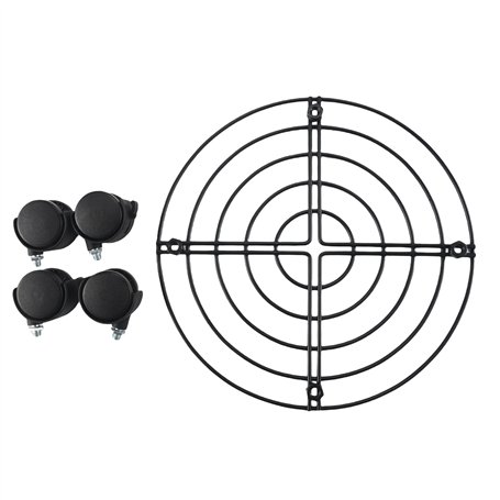 Torribaly Support de pot de fleurs en métal pour intérieur et extérieur
