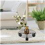 Torribaly Support de pot de fleurs en métal pour intérieur et extérieur