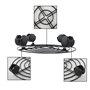Torribaly Support de pot de fleurs en métal pour intérieur et extérieur