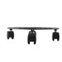 Torribaly Support de pot de fleurs en métal pour intérieur et extérieur