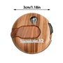 Wisyurt 2 PCS Compteur de Coups de Golf Compteur de Coups de Golf Professionnel Marqueur de Score de Golf Dispositif de Maintien