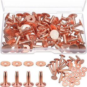 PRATYAHARA 50 Ensembles de Rivets et Bavures en Cuivre