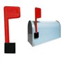 Iegefirm Drapeau Boîte aux Lettres Accessoires Créatif Pratique Boîte aux Lettres Signal Mise à niveau Universel pour Décoration