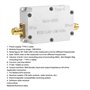 Geieold Amplificateur à Faible Bruit 10M-6GHz Gain 20DB Haute PlanéIté LNA RéCepteur de Conduite de Signal pour Radio FM Radio, 