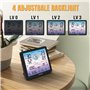 Raddy VP7 Station Météo sans fil, Thermomètre intérieur/extérieur, 7,4" écran couleur numérique, Moniteur de température et d'hu