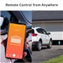Benefischl Contrôleur D'Ouvre-Porte de Garage PC Tuya Smart ZigBee avec Support de Contrôle D'Application de Capteur Fonctionne 