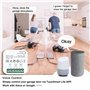 Benefischl Contrôleur D'Ouvre-Porte de Garage PC Tuya Smart ZigBee avec Support de Contrôle D'Application de Capteur Fonctionne 