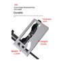 YEHEI Convertisseur de Meuleuse D'Angle à Main en Coupe Support de Meuleuse RéGlable en Profondeur de 40 Mm pour Outil de Table 