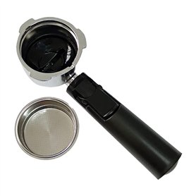 Huerous Porte-filtre à café réutilisable sans fond 51 mm pour support Homix 60 mm 15-20 bar pour pièces de machine à expresso